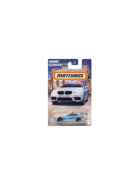 Matchbox Germany 1:64 Tekli Arabalar - Bmw M5 Polıce HVV38 - HVV05 ürün görseli 1