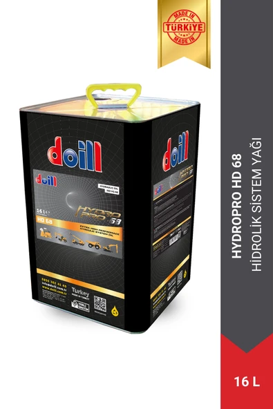 HYDROPRO HD 68 ISO VG 68 16 Litre Hidrolik Sistem Yağı (Üretim Yılı: 2025) - Resim 2