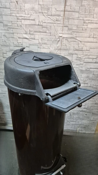 Kahveci Sobası Tuglalı Soba 60 cm boyutunda ürün görseli 1