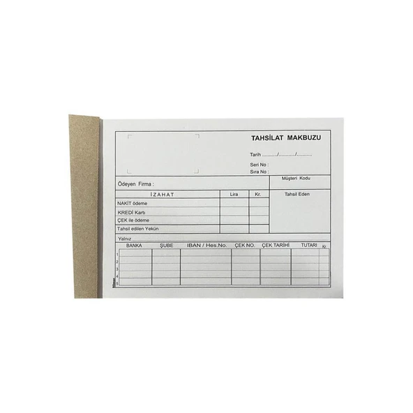 Dilman 2/50 Otokopili Tahsilat Makbuzu 2 Nüsha Ürün Kodu: 4015 - 24 Adet - Resim 2