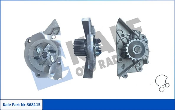 Psa Devirdaım Su Pompası P206 Gti 406 Ym P307 P607 P807 C4 C5 Ew10j4 (2,0 16v) P407 C5 II 406 Ym Ew7a / - Kale 368115 - Resim 1