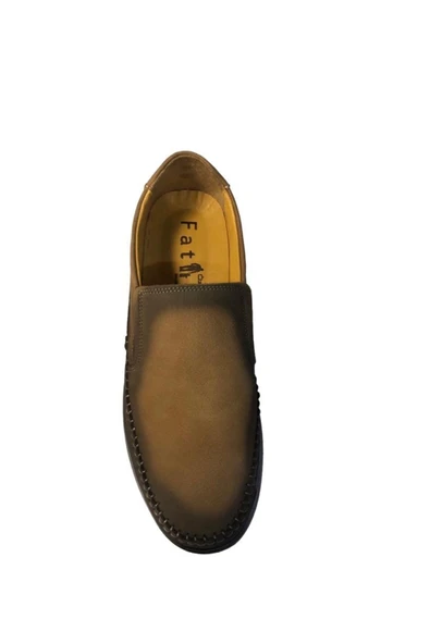 Erkek Süet Hakiki Deri Ayakkabı - Resim 9