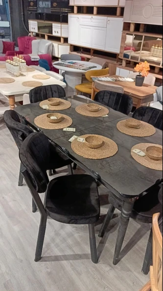 Kelebek Açılabilir Glass / Parlak Masa (80x130 cm) - Resim 9