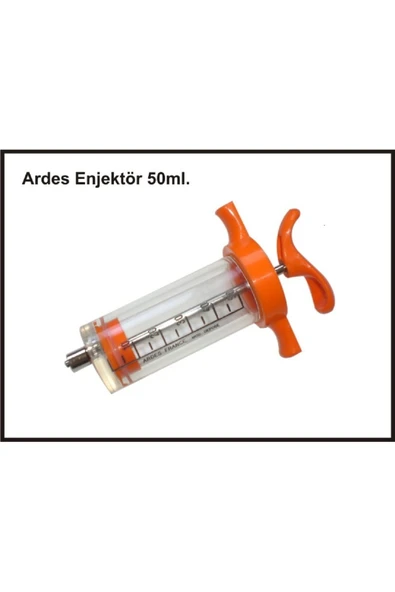 Hayvan Medikal Ürünleri Mika Enjektör 50 ml / BÜYÜK ŞIRINGA ürün görseli 1