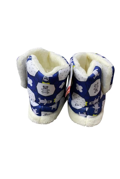 Çocuk Kışlık Yünlü Ev Botu panduf - Resim 5