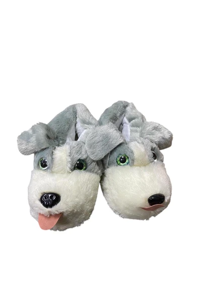 Ev İçi Yünlü Köpekli Panduf ürün görseli 1