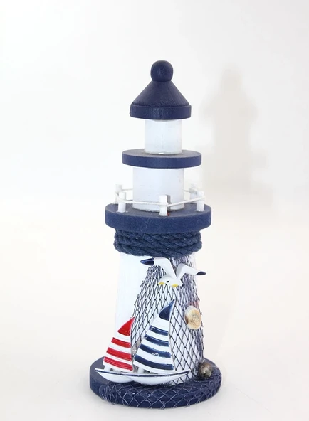 Ahşap Marin Deniz Feneri  Alk2438 ürün görseli 1