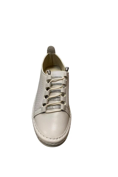 Kadın Düz Taban Taşlı Spor Ayakkabı - Resim 9