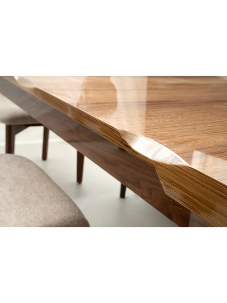 Kelebek Açılabilir Glass / Parlak Masa (80x130 cm) - Resim 3