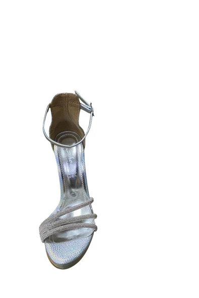 Kadın Taşlı Platform Yazlık Abiye Ayakkabı - Resim 8