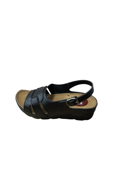 Kadın Dolgu Topuk Sandalet - Resim 4