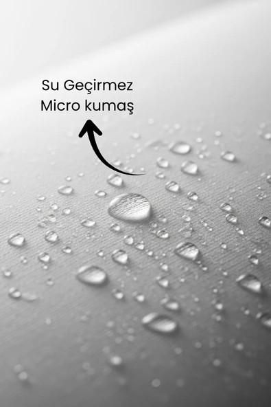 Sıvı Geçirmez Microfiber Yastık Alezi  Su Geçirmez Yastık Koruyucu 50x70 cm - Resim 3
