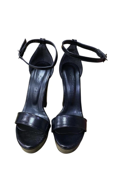 Kadın Tek Bant Platform Yazlık Abiye Ayakkabı - Resim 2