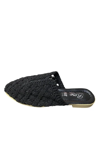 Kadın Triko Önü Kpalı Terlik - Resim 5