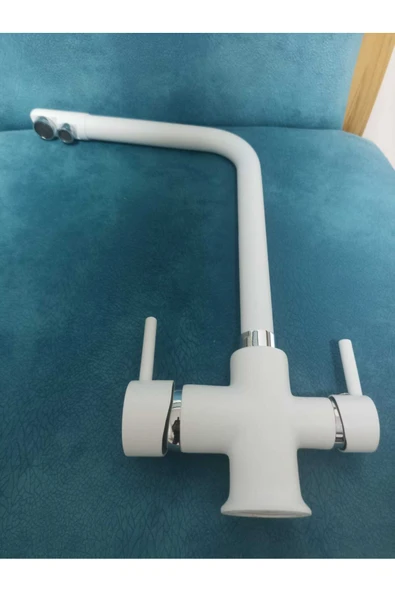 GenelTedarik Beyaz Beyaz Arıtmalı Eviye Bataryası - Resim 2