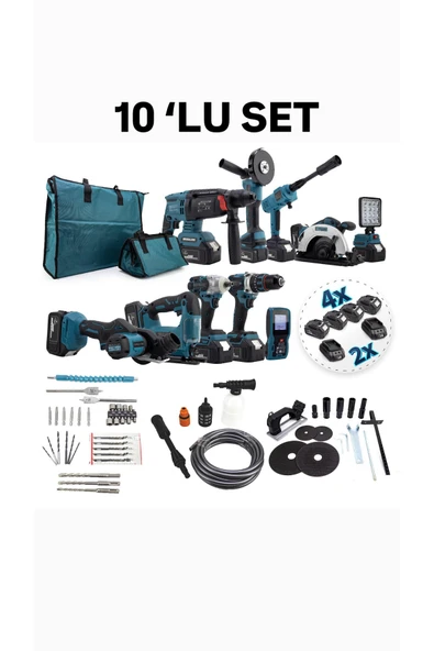 Butols COKLU 10 MATKAP TAKIMI SETİ KÖMÜRSÜZ 2X DOLDURMA CİHAZİ - Resim 2