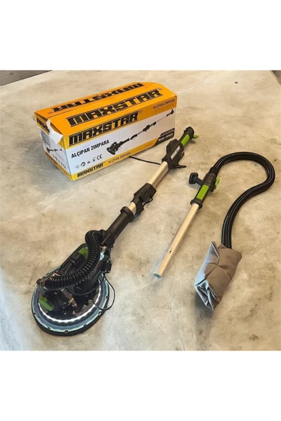 Maxstar Alçıpan zımpara makinası led ışıklı ürün görseli 1