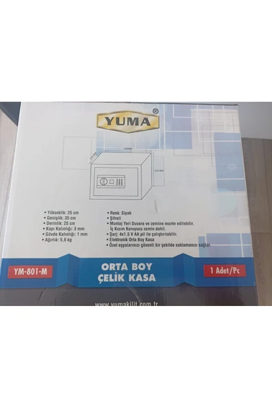 Yuma Çelik kasa - Resim 2
