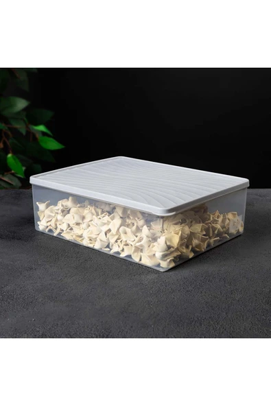 GenelTedarik BUZDOLABI DERİN DONDURUCU SAKLAMA KABI KAPAKLI KIRILMAZ 5LT ürün görseli 1