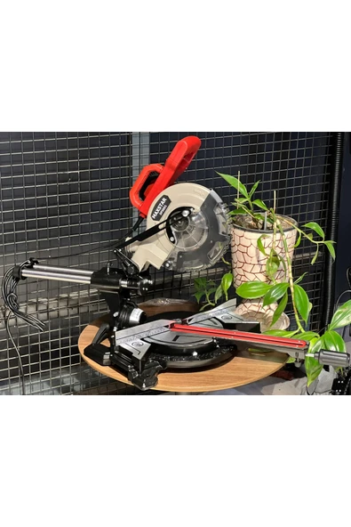 Maxstar 1500w Radyal kollu yatarlı 45 gönye testere 210 bıçak çapı 45-açılı yatar ürün görseli 1