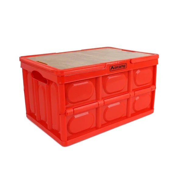 Katlanabilir Piknik Sepeti - Orcamp - Porto - 50 Lt - Kırmızı - (OUT-3580) ürün görseli 1