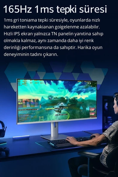 34' 4K 165Hz 1ms Nano IPS Ekran Monitör - Resim 5