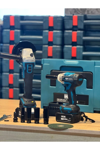 Maxplus 2 li set somun sıkma spral taşlama - Resim 3