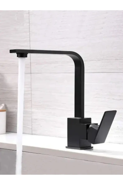 KcA KARE SİYAH EVİYE BATARYASI EVİYE BATARYASI - Resim 2