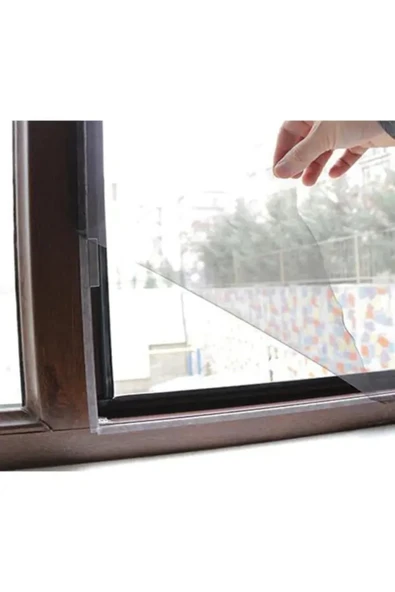 GenelTedarik Pencere Sinekliği 100x150 Cm Bantlı Sineklik Cırt Cırt Bantlı Sineklik ürün görseli 1