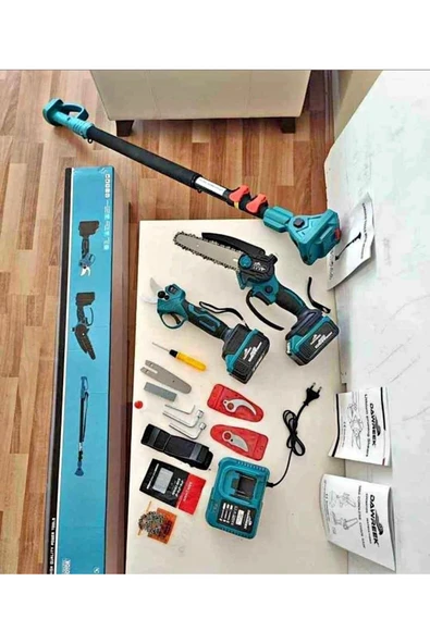 Maxplus PROFOSYONEL TELESKOPİKLİ UZATMA KOLLU BUDAMA SETİ BAĞ - Resim 2