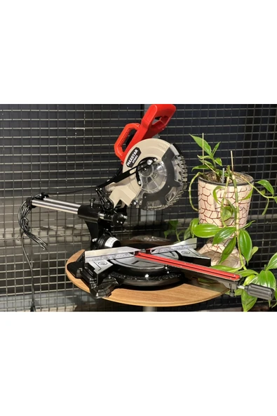 Maxstar 1500w Radyal kollu yatarlı 45 gönye testere 210 bıçak çapı 45-açılı yatar - Resim 3