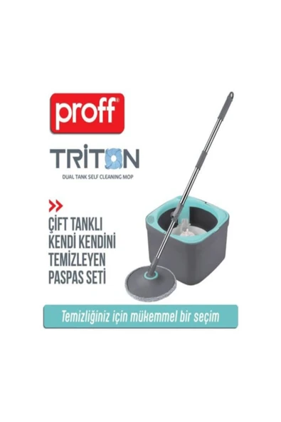 Proff MOB TEMİZLİK SETİ PİS SU TEMİZ SU AYRI HAZNELİ ayrı su haznesi sıkma özelliği ürün görseli 1