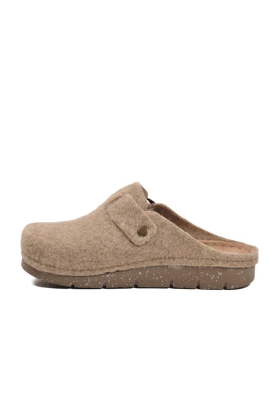 Ayakmod Camel Keçe Anatomik Kadın Ev Terliği K-117.005 Z - Resim 4