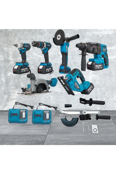 Maxplus 6 lı matkap seti - Resim 4