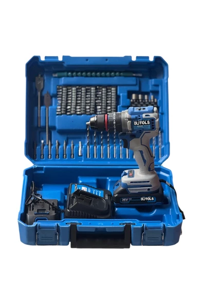 Butols KÖMÜRSÜZ PROFOSYONEL KÖMÜRSÜZ ŞARZLI DARBELİ MATKAP FULL SETLİ ürün görseli 1