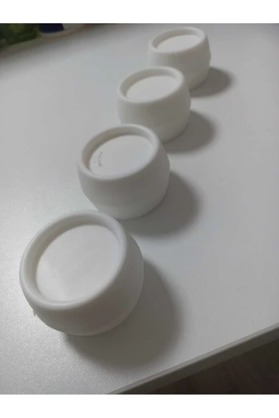 GenelTedarik Beyaz Mobilya Yükseltme Ayağı - Resim 3