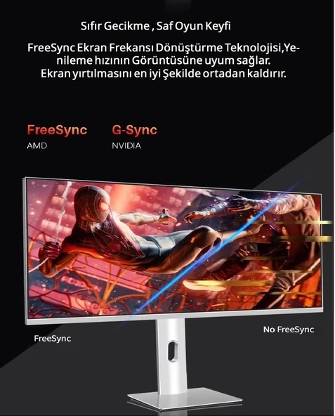 34' 4K 165Hz 1ms Nano IPS Ekran Monitör - Resim 2