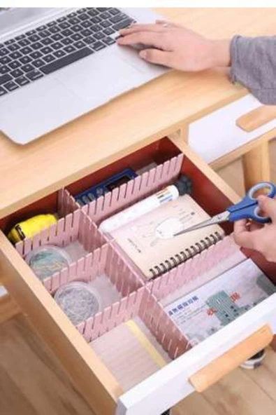 Kaizen Market Çekmece Içi Düzenleyici Seperatör Beyaz 10x40 Cm - Resim 4