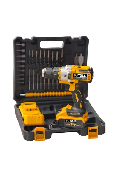 Butols XR ŞARZLI VİDALAMA MATKAP DARBELİ 88 PARÇA UÇ FULL SETLİ ürün görseli 1