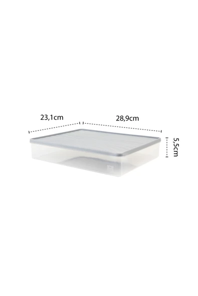 GenelTedarik BUZDOLABI DERİN DONDURUCU SAKLAMA KABI KAPAKLI KIRILMAZ 3LT - Resim 3