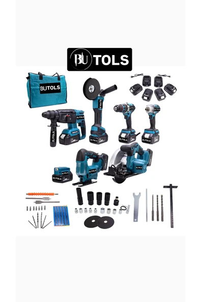 Butols BL MOTOR 7 Lİ MATKAP TAKIMI SETİ 2X DOLDURMA CİHAZİ ürün görseli 1