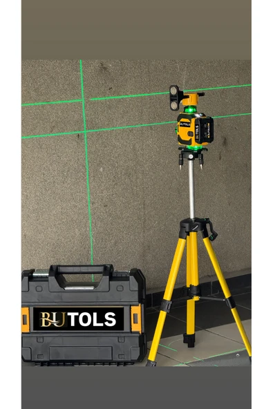 Maxplus LAZER TERAZİ 16 ÇİZGİLİ YATAY DİKEY GÖNYE 360 DERECE UZAKTAN KUMANDALI ürün görseli 1