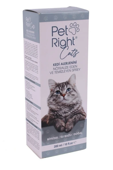 pet right İFL PHARMA Pet Right Cats Kedi Alerjinini Nötralize Eden Sprey Petright - Resim 3