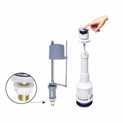 Klozet Sifon Basmalı Rezervuar İç Takım Su Tasarruflu - Resim 2