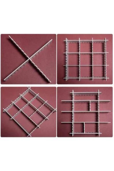 Kaizen Market Çekmece Içi Düzenleyici Seperatör Beyaz 10x40 Cm - Resim 5