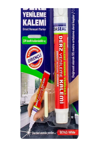 GenelTedarik KOPYA - derz kalemi derz yenileme kalemi çift taraflı kullanılabilir uç ürün görseli 1