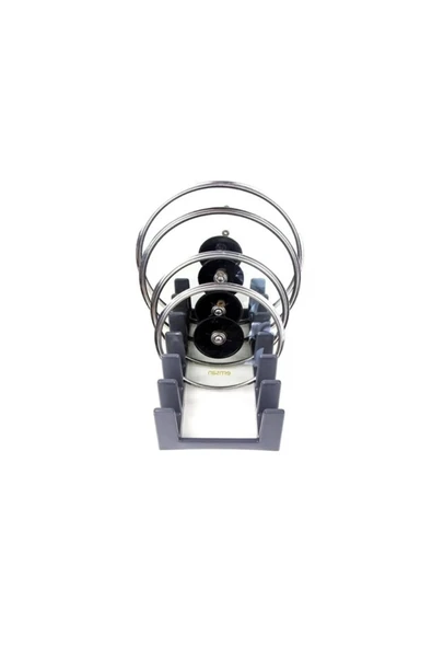 GenelTedarik Tencere Kapağı Organizeri - 6 Bölmeli Tencere Kapak Rafı - Resim 2