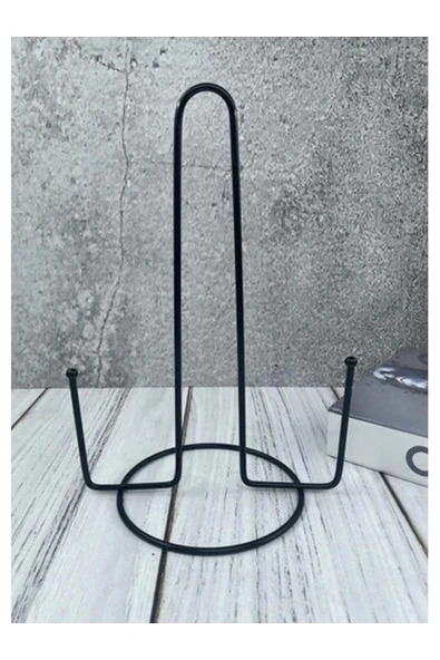GenelTedarik Siyah Metal Kağıt Havluluk - Resim 2