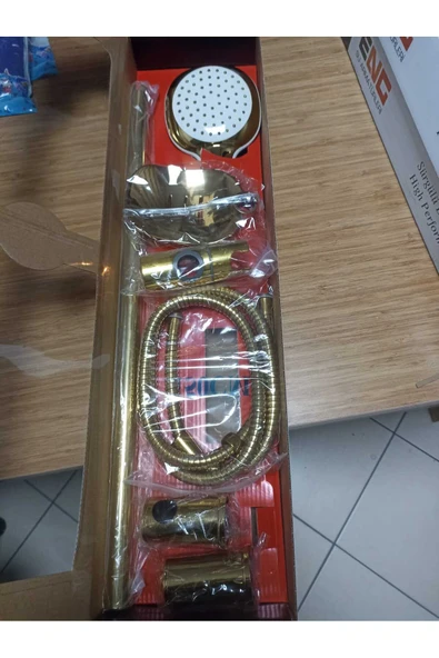 Eng Sürgülü Duş Seti Gold - Resim 2