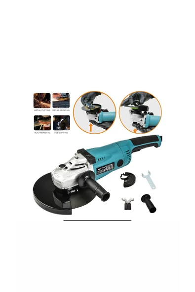 Maxplus Metal Şanzıman Sipiral Taşlama Ve Kesme Makinası 2200 W 230 Mm ürün görseli 1